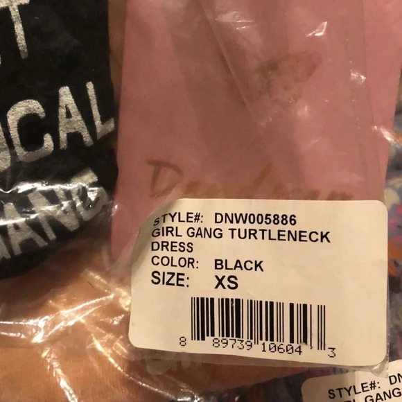 NEW Daydream Nation Sweater dress Black XS - Picture 4 of 6